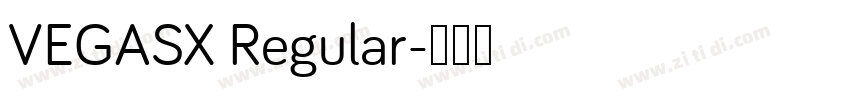 VEGASX Regular字体转换